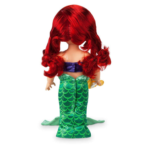 Disney Store Official Animators' Collection Ariel Doll, The Little Mermaid, 16 Inch Toy Figure, Detailed Plush Sculpting with Embroidered Features, Ideal Gift and Little Mermaid Fans