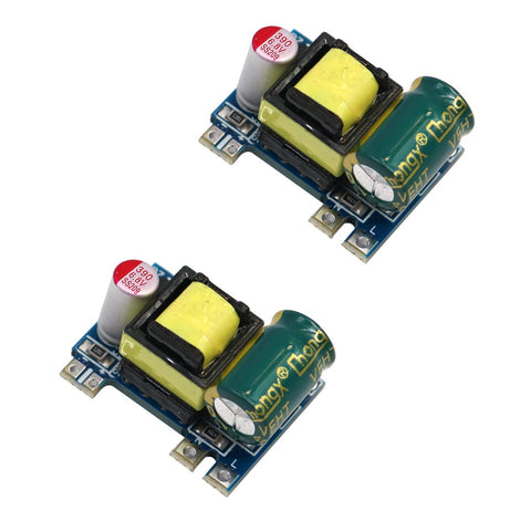 POFET 2PCS AC 220V To DC 5V Micro-Volume Isolated Switching Power Supply Board Isolated Regulated Power Supply Module