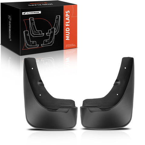 A-Premium Set of 2PCS Mud Flaps Splash Guards Mudguards Mudflaps with Hardware Kits Accessories Compatible with Chrysler PT Cruiser, 2001-2010, Convertible Wagon, Rear Driver and Passenger Side