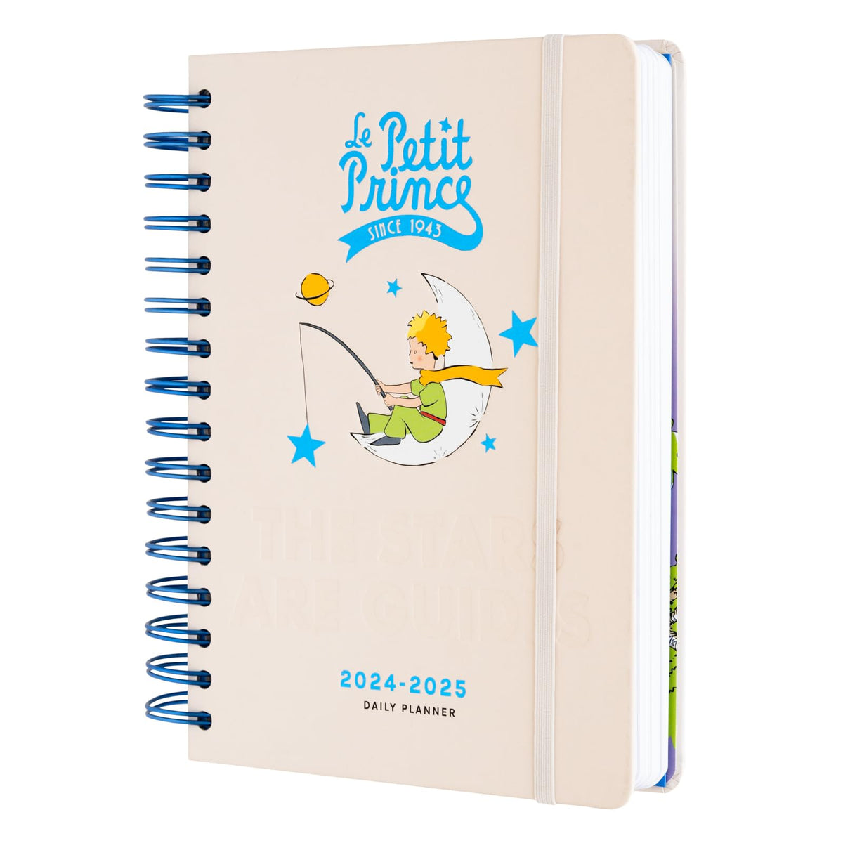 Grupo Erik The Little Prince Diary 2024-2025 | Back To School 12 Months Academic Diary A5 Day To Page | August 2024 - July 2025 | Mid Year Diary 2024-2025 With Stickers | Cute Planner