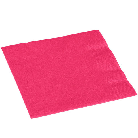 Amscan Magenta 3-Ply Party Napkins-8" x 8", Pack of 20