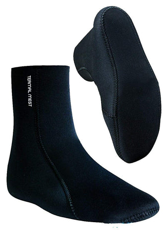 Thermal Khuffain Socks | Sunnah Khuff Socks for Mosque | Mest for Muslim, Black,Shoe Size: UK: 3-4 (EU 34-35)