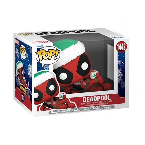 Funko Pop! Marvel: Holiday - Deadpool - Marvel Comics - Collectable Vinyl Figure - Gift Idea - Official Merchandise - Toys for Kids & Adults - Comic Books Fans - Model Figure for Collectors