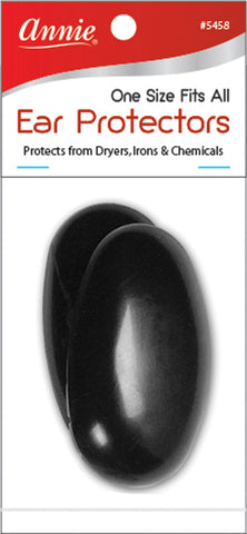 Ear protectors shields sell by pair protects ear from dryers, lrons and chemicals