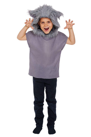HENBRANDT Childrens Wolf Costume Small 4-6 Years