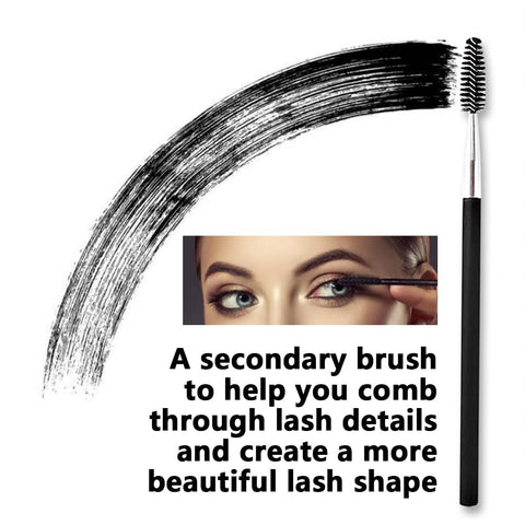 Generic Classic Telescopic Mascaaras, Volume and Length, Long Lasting, Waterproof, [2-in-1] Mascaara *1, Brush *1; Black #-0509038