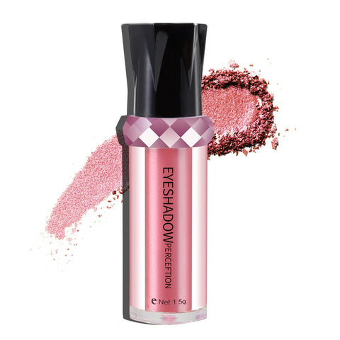 Boobeen Roll-on Shimmer Eyeshadow Powder, Glitter Eye Shadow Stick for Eye Makeup, Metallic Creamy Eye Shadow Powder for Eyes Highlighter Brightener