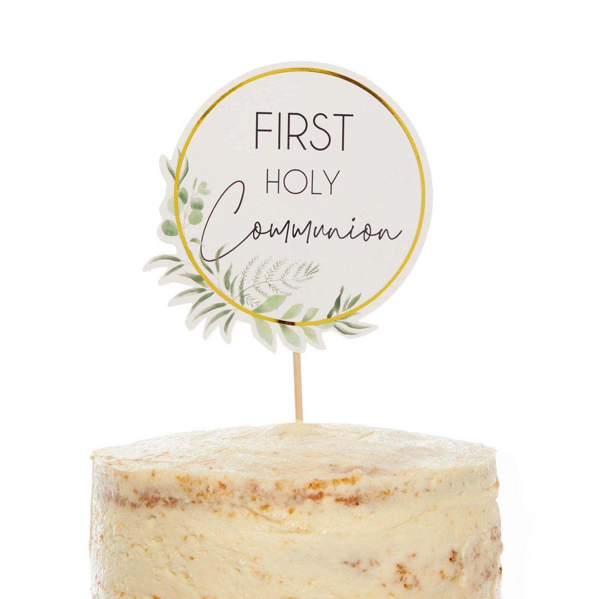 amscan 9915632 Botanic Communion CardCakeTopp