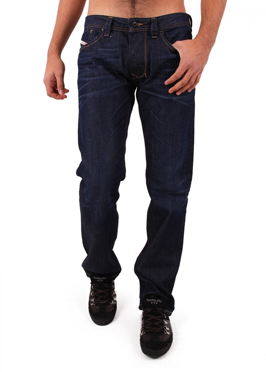Diesel Men's Larkee Regular Straight-Leg Jean 0806W, Denim, 31x32