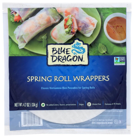 Blue Dragon Spring Roll Wrapper 134 g