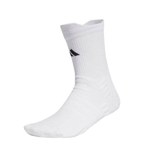 adidas Tennis CRW Sock, White/Black, L