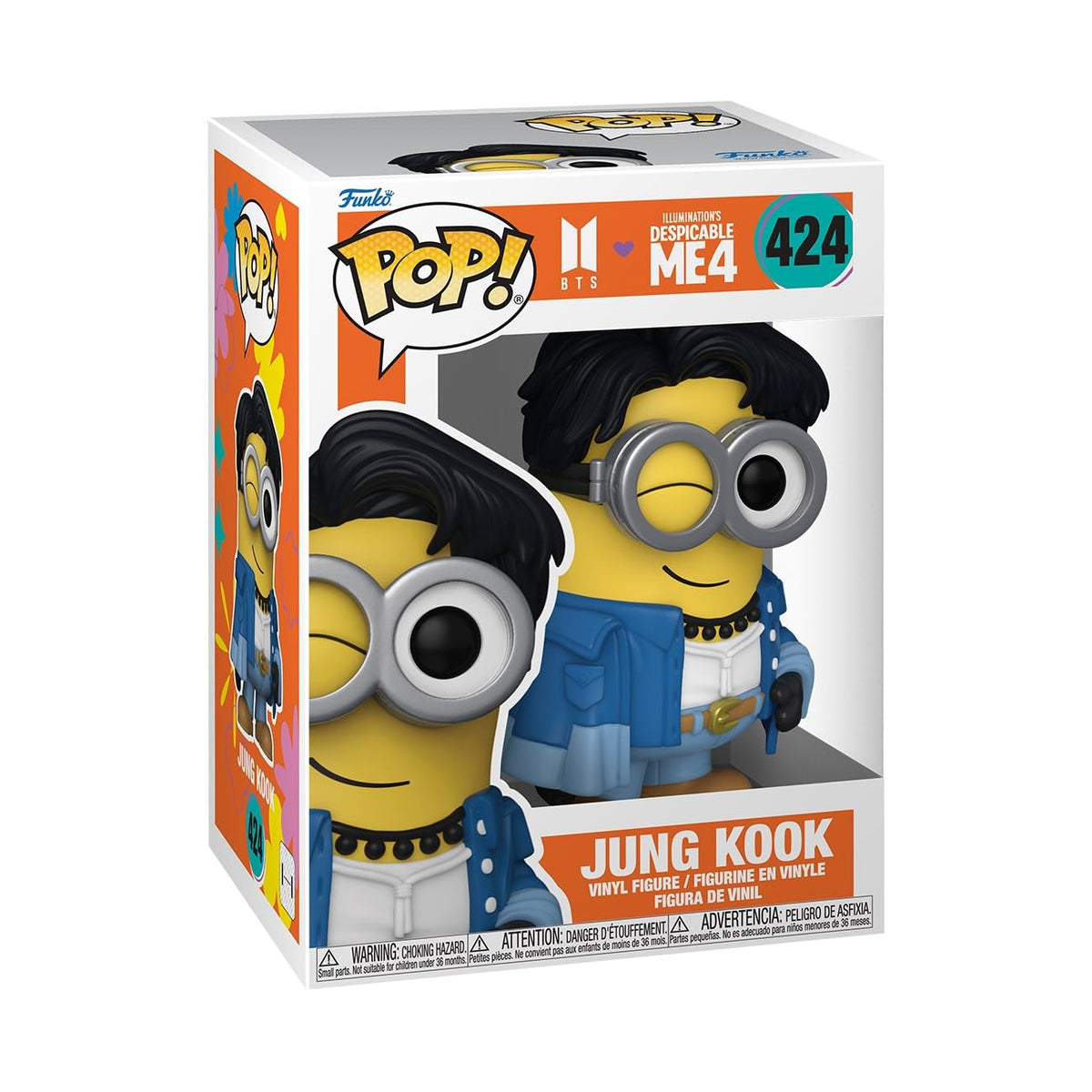 Funko POP! Rocks: Minions X BTS - Jungkook - Jung Kook - BTS + Minions - Collectable Vinyl Figure - Gift Idea - Official Merchandise - Toys for Kids & Adults - Movies, Music Fans