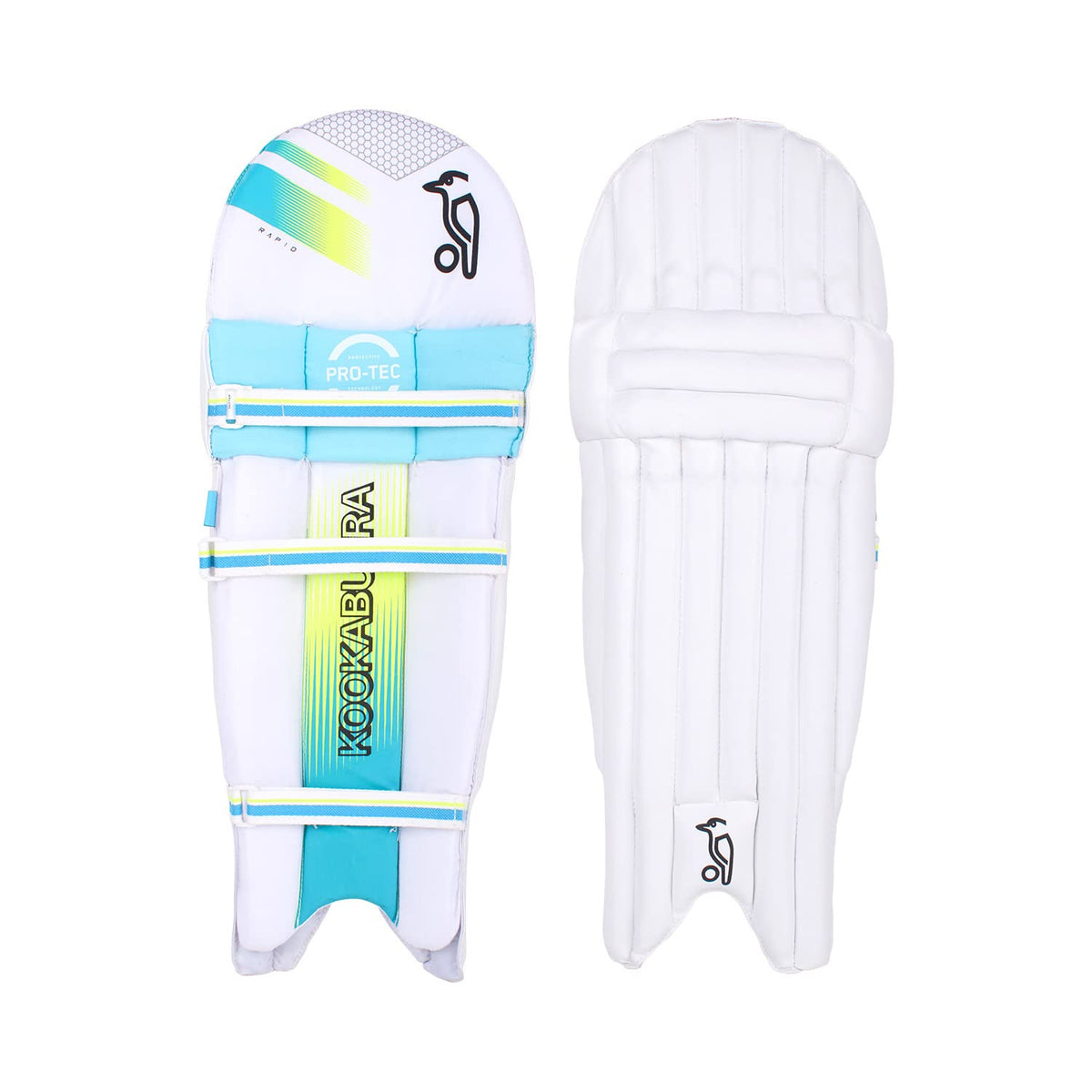 KOOKABURRA Rapid 6.1 Cricket Batting Pads - White, Small Junior