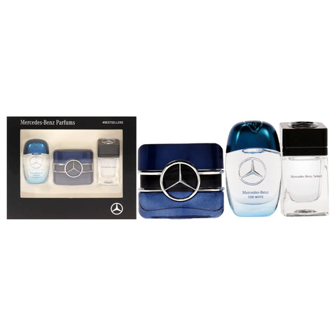 Mercedes-Benz Best Of Coffret, 3 Pc Mini Gift Set 0.24oz The Move, 0.2oz Sign, 0.24oz Select
