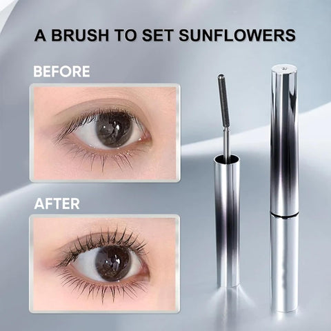 Generic Iron-looking Wand Mascara, Iron Strong Mascara, 3D Curling Eyelash Mascara, Non-Clumping, Smudge Proof - Black