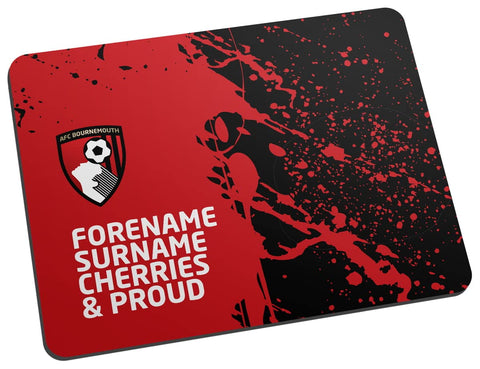 AFC Bournemouth Personalised Proud Mouse Mat