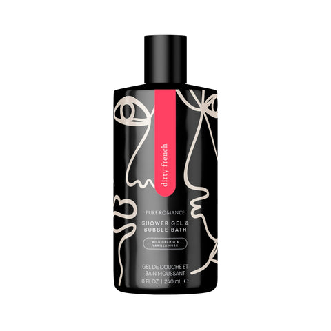 Pure Romance Shower Gel & Bubble Bath, Dirty French