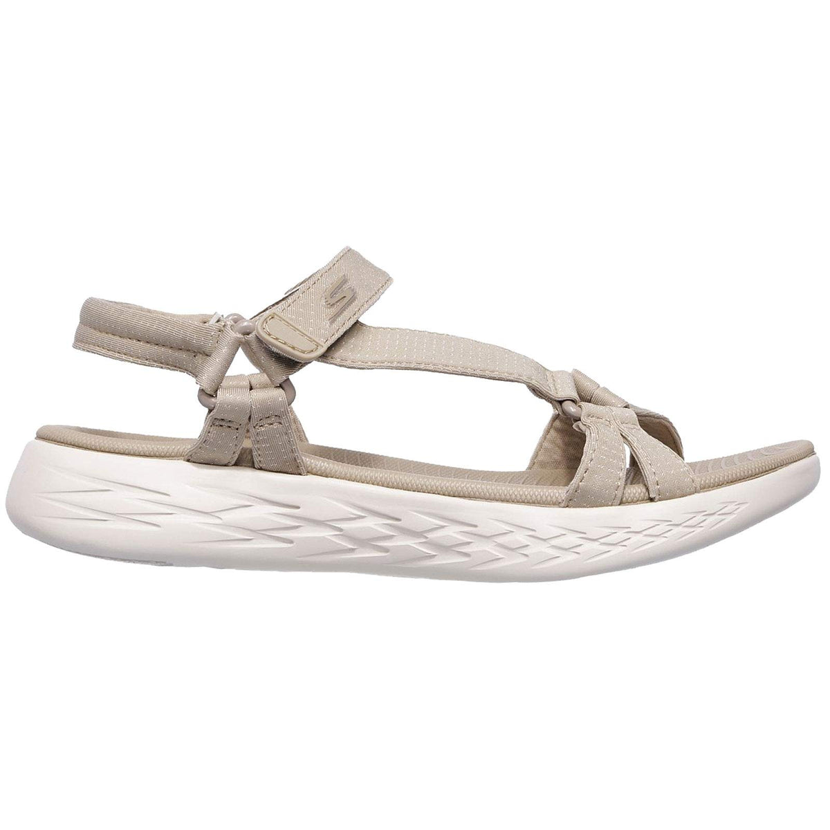 Skechers Women's On-the-go 600 - Brilliancy Sport Sandal, Natural, 6 UK
