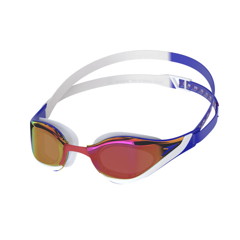 Speedo 87508031167401SZ Fastskin Pure Focus Mirrored Radiant Red/True Cobalt/White/Shd 1SZ