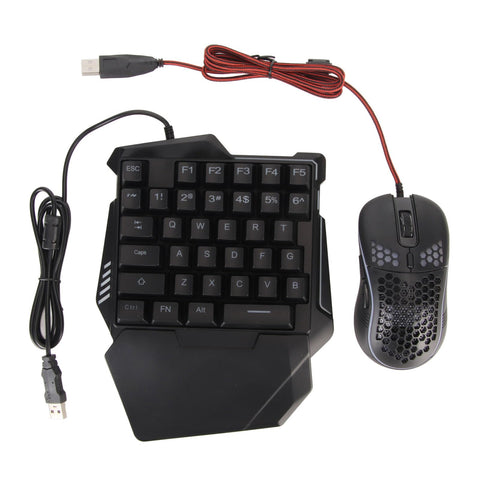 Keyboard Mouse Converter, Keyboard Converter Set Silent Design Sturdy Customizable Keys Easy to Operate Plug and Play Wired Connection for Game Console