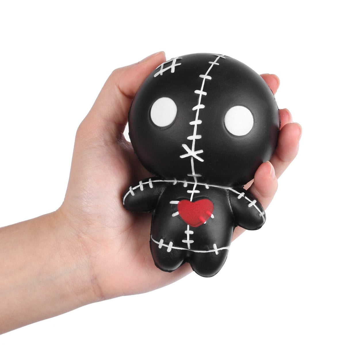 Anboor 4.7" Voodoo Dolls Squishies Cute Ghost Doll Stress Relief Kawaii Soft Slow Rising Squeeze Toys for Kids Adults Idea Stress Relief Kid's Toys
