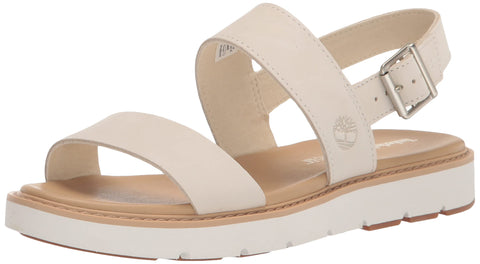Timberland Women's Bailey Park Slingback Sandal, Natural Nubuck, 9.5