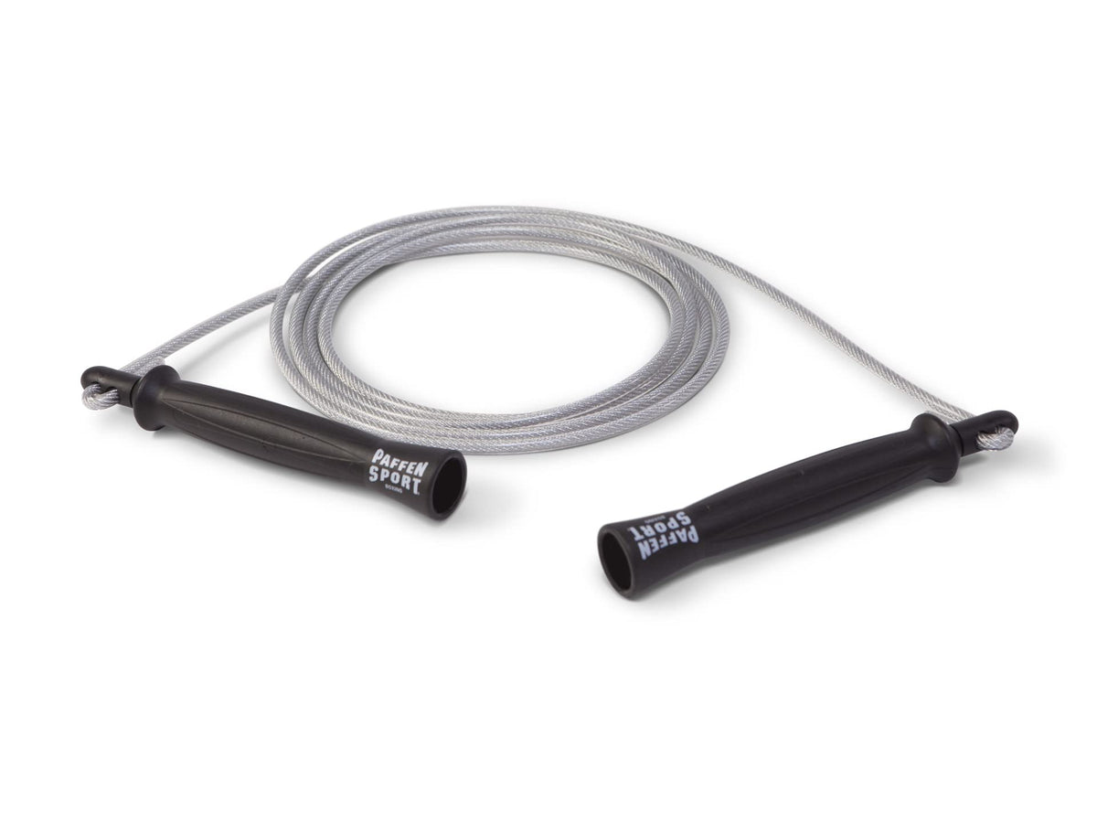 Paffen Sport STAR PVC skipping rope; black; 280 cm length