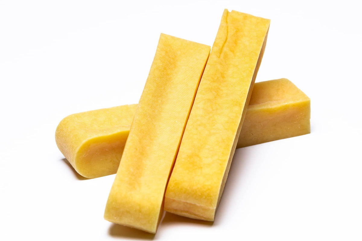 Himalayan Cheese Bones - Natural, Long Lasting Dog Chews for Large Dogs made from milk, pack of 3