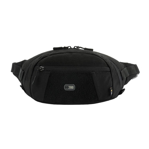 M-Tac Tactical Fanny Pack for Men - Large Companion Waist Bag - Black Cross Body Belt Bag for EDC - Waist Pack