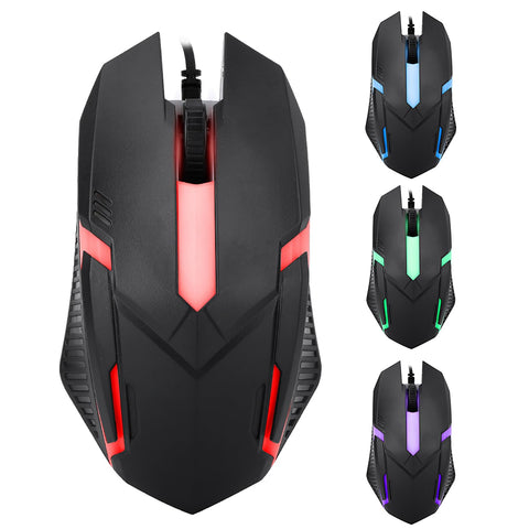 Mouse Mouse Backlit USB Notebook Illuminated Wired Mice for Game Competitive Office Ms11 Macos, Mouse Mac with Corded USB and No Clicking Gaming Mice