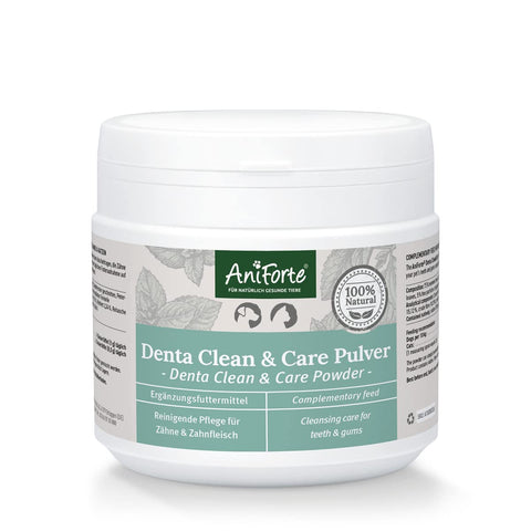 AniForte Denta Clean & Care 300g for Dogs and Cats - Effective Natural Teeth Cleaning Supplement for Fresh Breath, Anti-Plaque & Tartar Remover