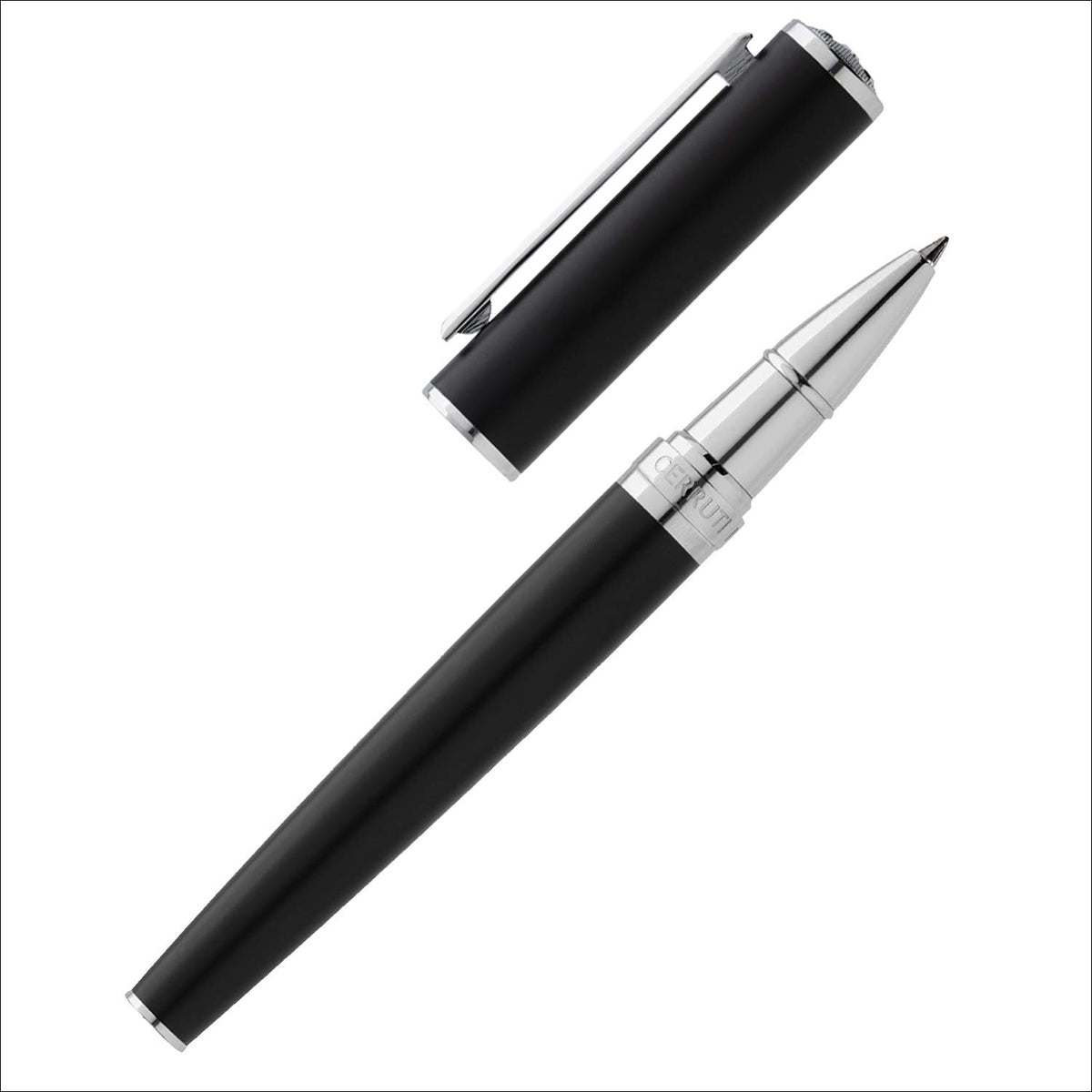 Cerruti 1881 Rollerball Pen MOTLEY | Writing Instrument | Black Ink Color | Gift Box (Black)
