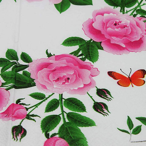 Amosfun 20pcs Disposable Rose Printing Napkins Paper Napkins Serviettes for Weeding Dinner Luncheo and Party
