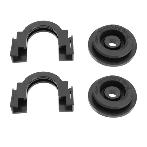 eMagTech 2 Sets Upper Radiator Mount Bushing Bracket 21542-CA000 21506-6M100 Compatible with Nissan Altima 2007-2015 Compatible with Nissan Maxima 2004-2014
