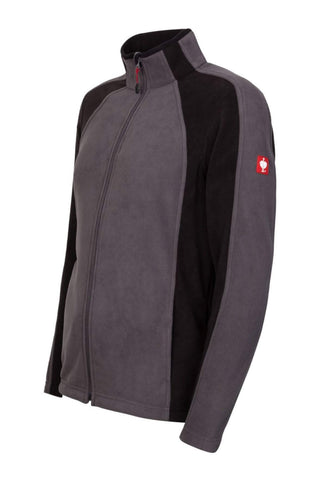 Engelbert Strauss e.s. microfleece jacket, dryplexx micro white/black/grey (grey, gray, XL