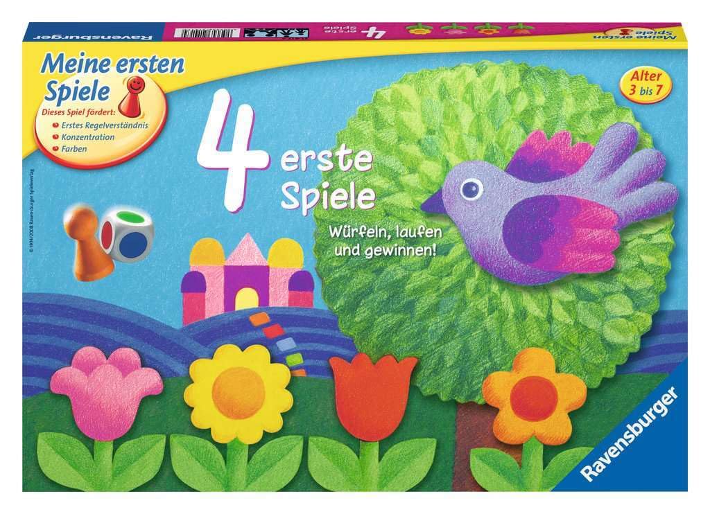Ravensburger 21417 4 "First Four Games" Game