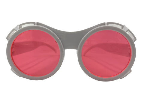 White Black Willy Wonka Sunglasses for Movie Costumes Halloween Carnival (White)