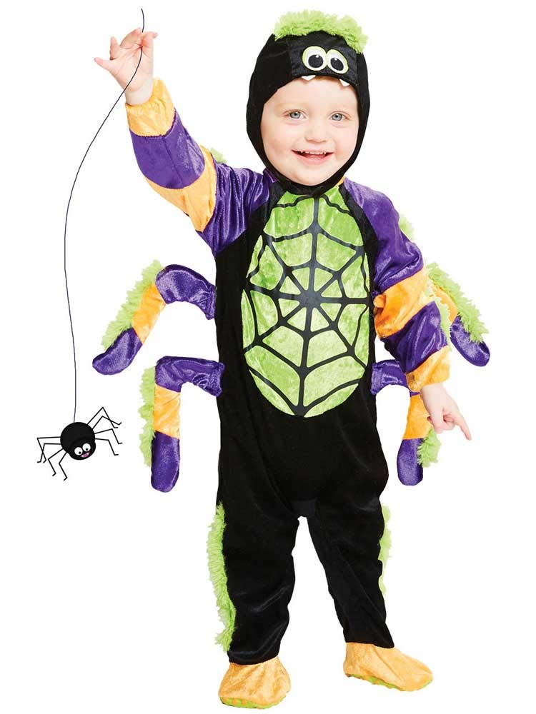 amscan PDBSP18 Childs Little Crawly Spider Halloween Fancy Dress Costume Age 18-24 Months
