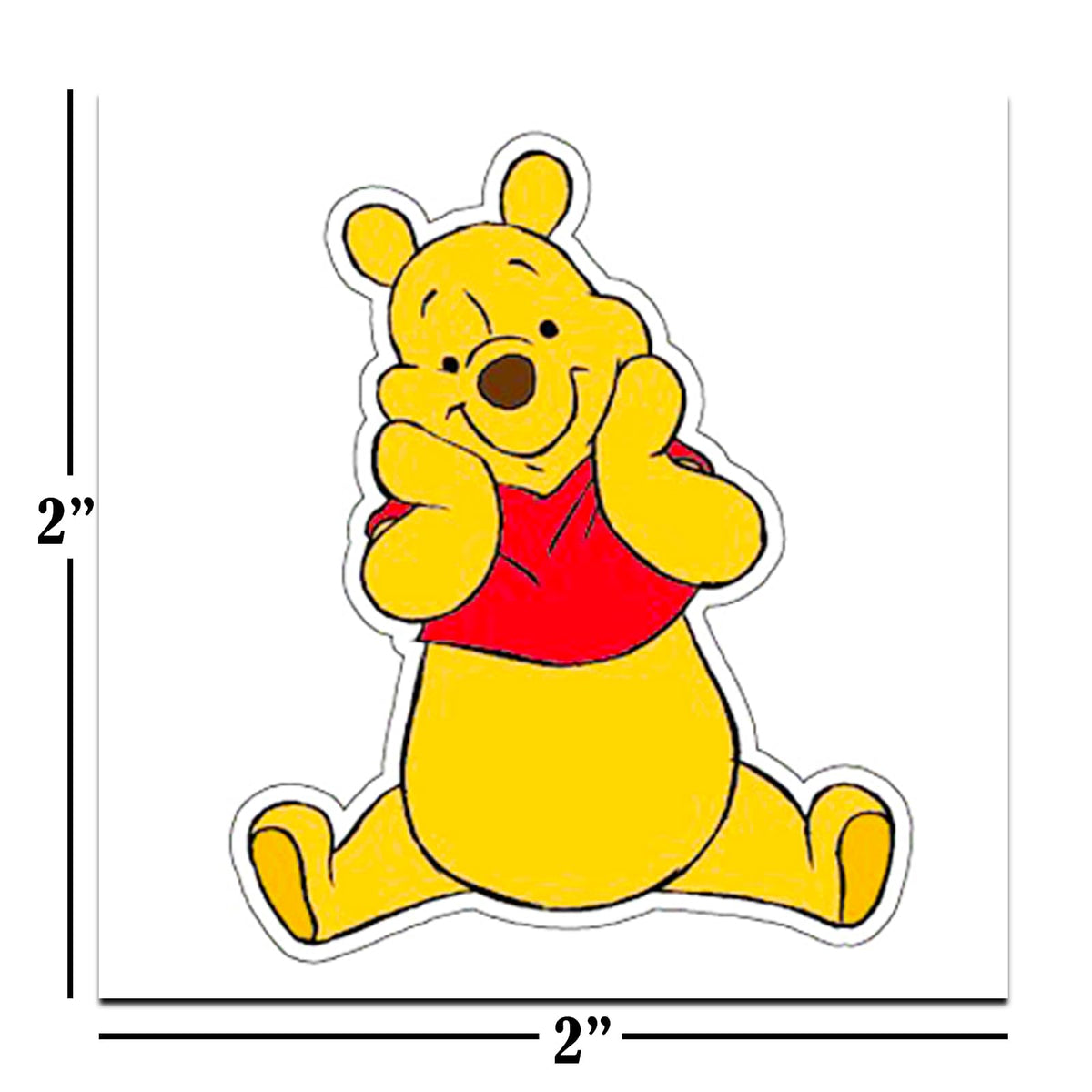 Disney Winnie the Pooh Tattoos Party Favors Bundle ~ 72 Perforated Individual 2" x 2" Winnie the Pooh Temporary Tattoos for Kids Boys Girls (Winnie the Pooh Party Supplies)