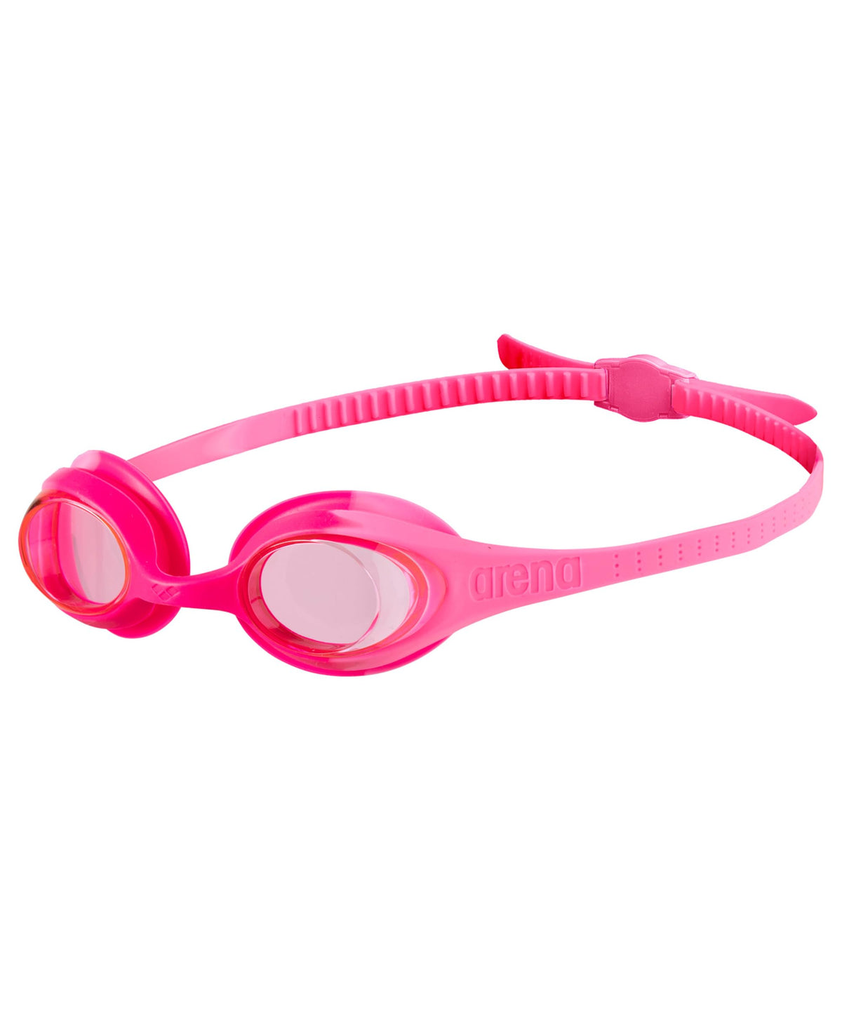 ARENA Unisex Spider Kids Swim Goggles for Boys and Girls Ages 2 to 5, Anti-Fog Non-Mirror Lens, Easy to Use Strap No Leak Goggle, Pink/Freakrose/Pink