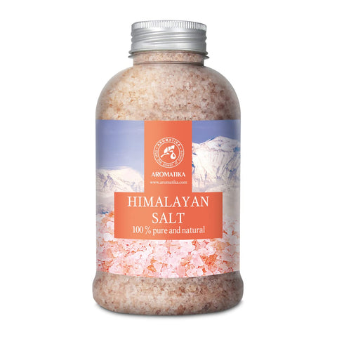 Himalayan Pink Salt 600 g - 100% Pure and Natural - Salt Himalayan- Best for Good Sleep - Stress Relief - Bath - Beauty - Relaxing - Bath Salts