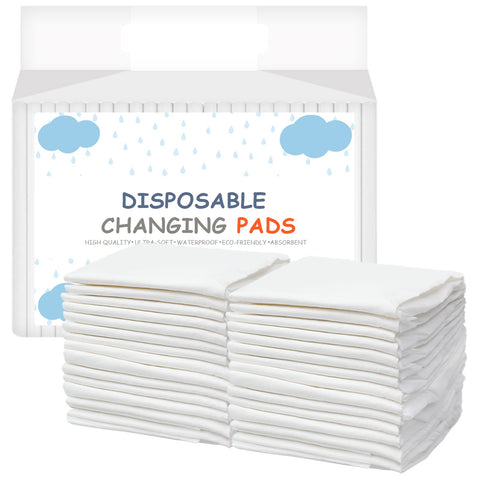 Incontinence Bed Sheets Disposable Incontinence Bed Pads Pack of 25 for Adults Children 45 x 60cm Absorbent Pads Incontinence Mattress Protector