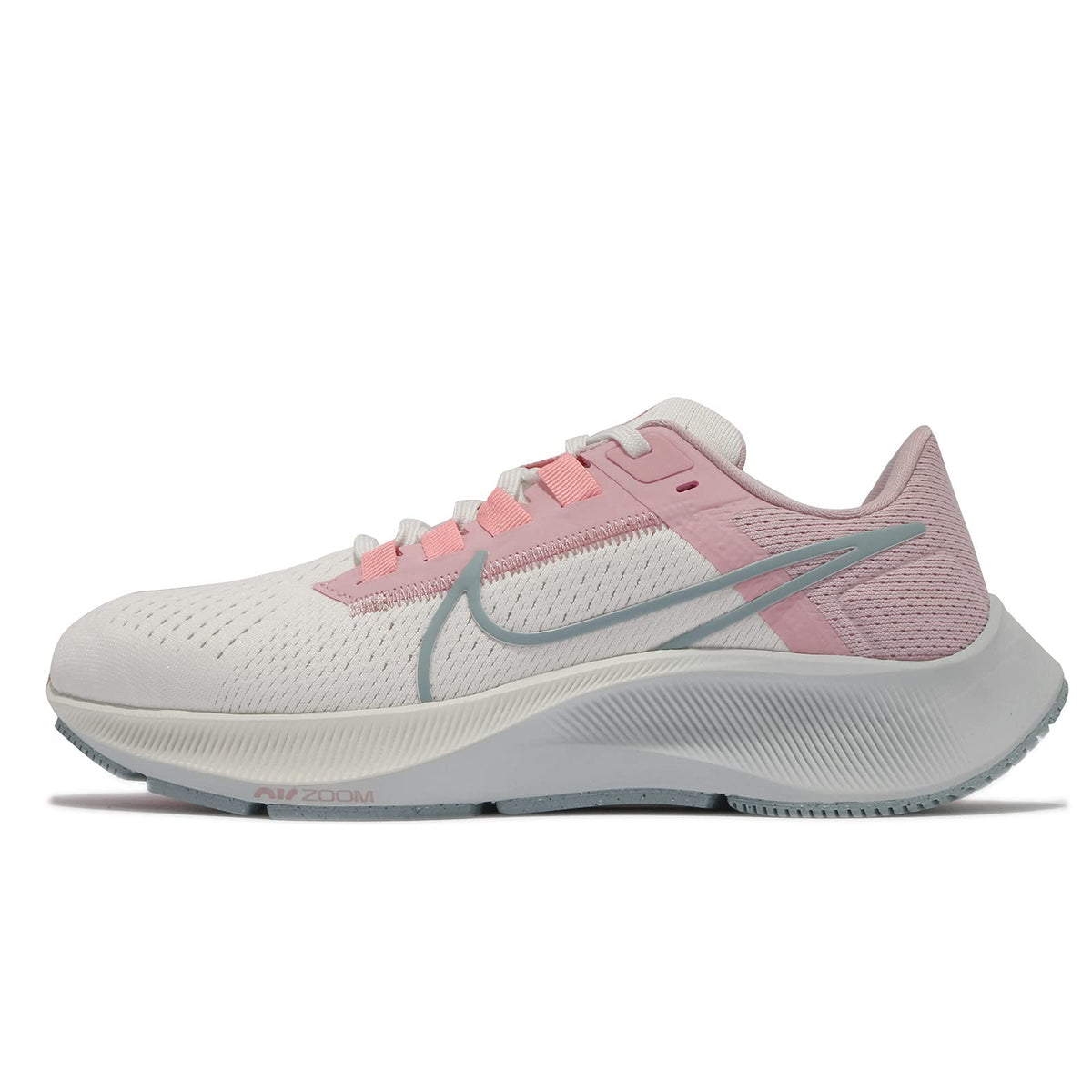 Nike Women Running Shoe, Sail Ocean Cube Pink Glaze Crimson Bliss Champagne Photon Dust, 8.5 US