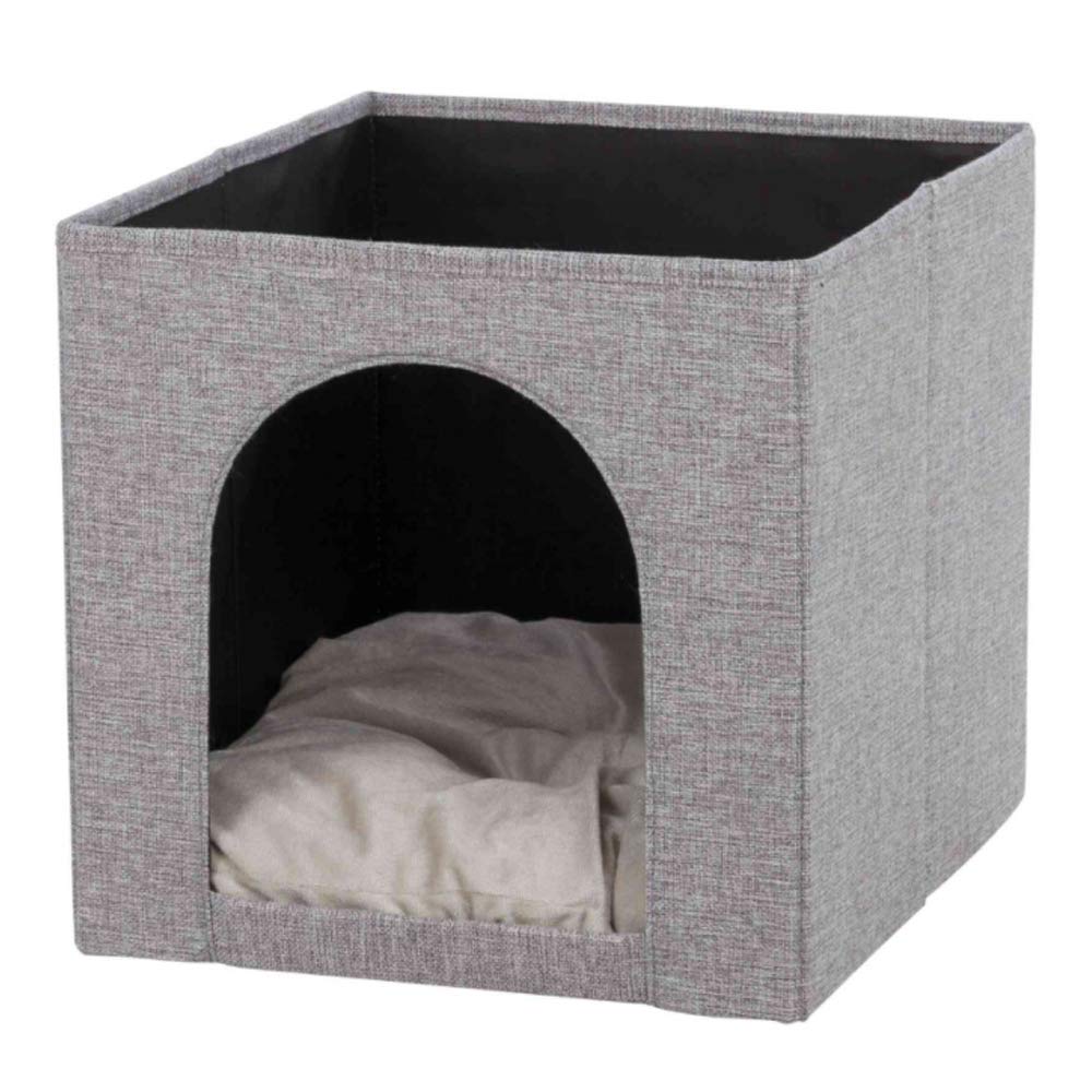 TRIXIE Ella 44087 Cuddly Cave for Shelving 33 Ã— 33 Ã— 37 cm Grey