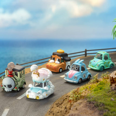 POP MART POPCAR Happy Weekend Series 1PC Exclusive Action Figure Box Toy Bulk Box Popular Collectible Art Toy Cute Figure Creative Gift, for Christmas Birthday Party Holiday