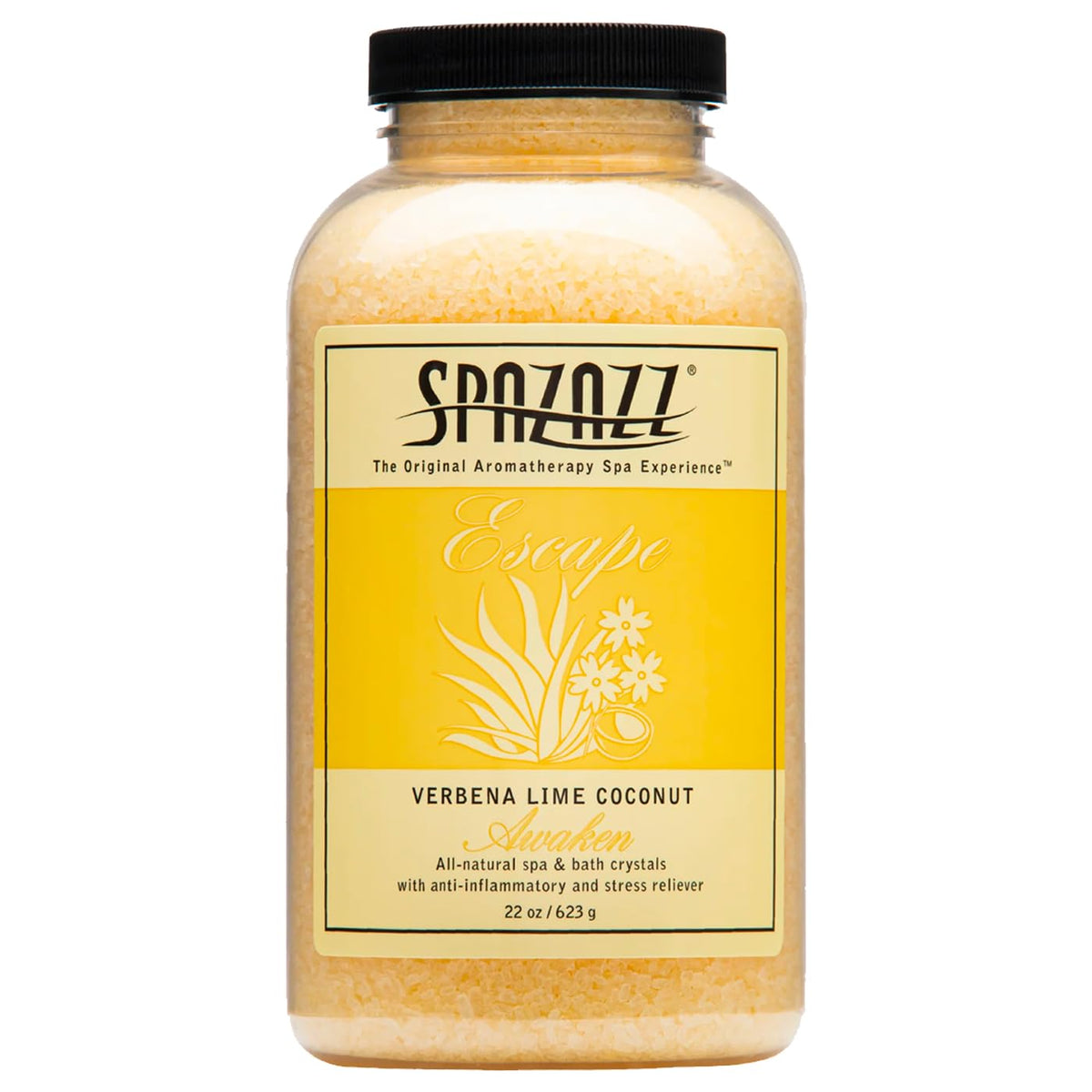 Spazazz 7377C Spa and Bath Crystals, Lime Coconut , 22 Ounce