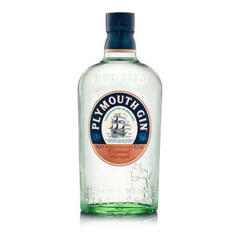 Plymouth Original Botanical Dry Gin | 41.2% ABV | 70cl |Crafted with 7 Hand Picked Gin Botanicals | Smooth Dry Gin | Distilled in England's Oldest Working Gin Distillery