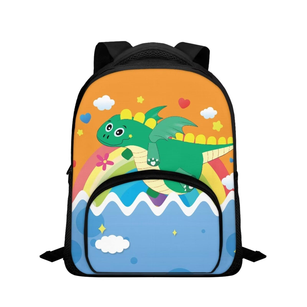 RMMRIYUE Cartoon Dinosaur Print Kid's Mini Backpack 12 inch Backpack Schoolbag Preschool Kindergarten Children Bag Nursery Travel Bag for Toddler Boys Girls