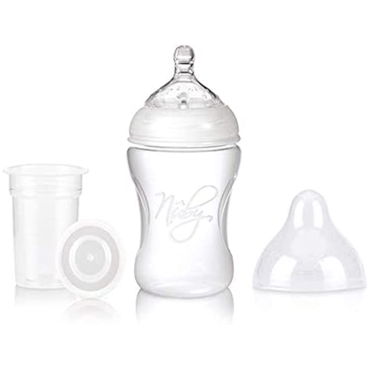 SRVertex 150ml Feeding Bottle, Baby Milk Bottle, Breast-Like Teat with Anti-Colic Valve, Newborn Essentials with Dispenser