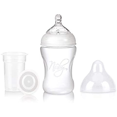 SRVertex 150ml Feeding Bottle, Baby Milk Bottle, Breast-Like Teat with Anti-Colic Valve, Newborn Essentials with Dispenser